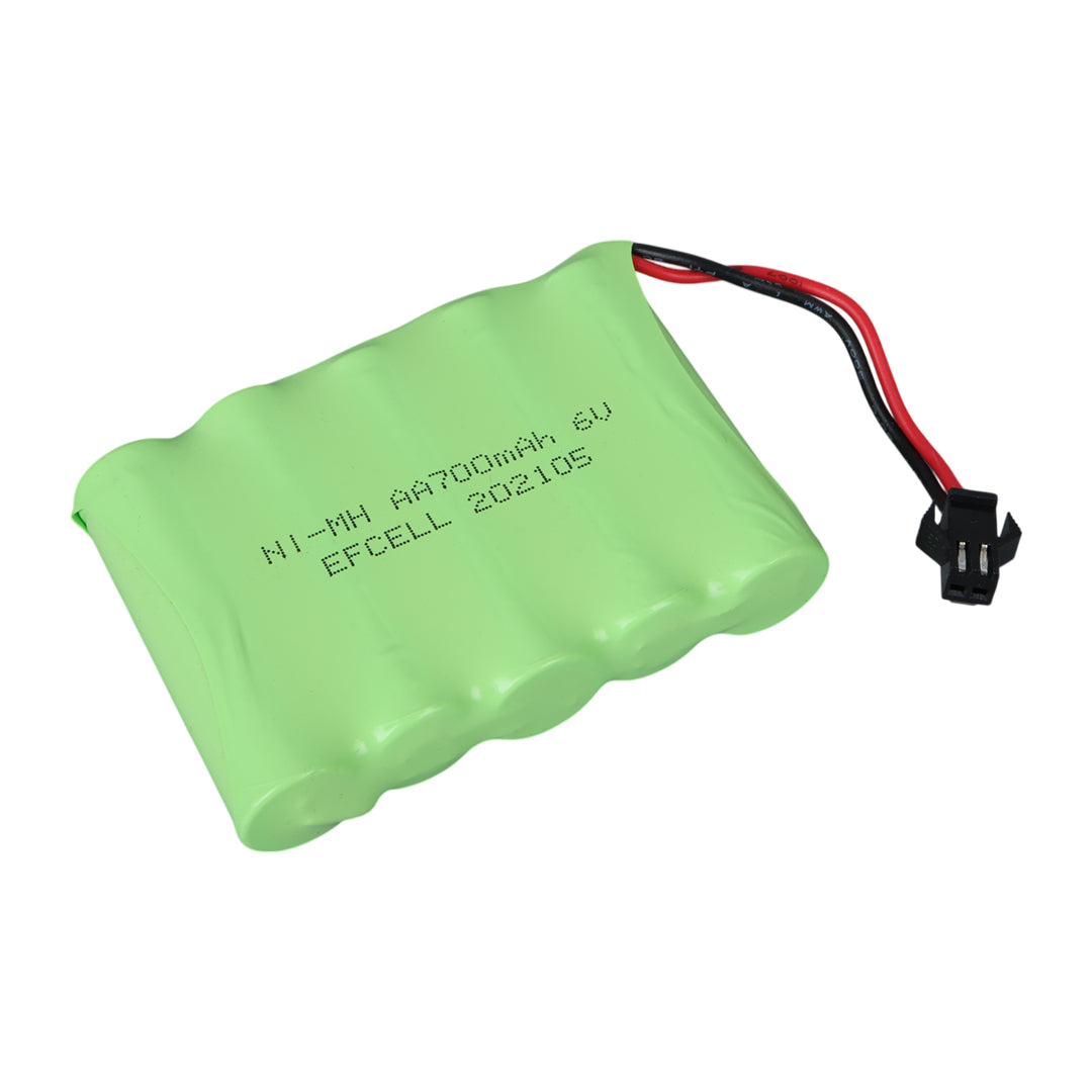 EFCELL EF-60700S  6 VOLT AA 700MAH 5Lİ SARJ EDİLEBİLİR OYUNCAK PİLİ (202105)