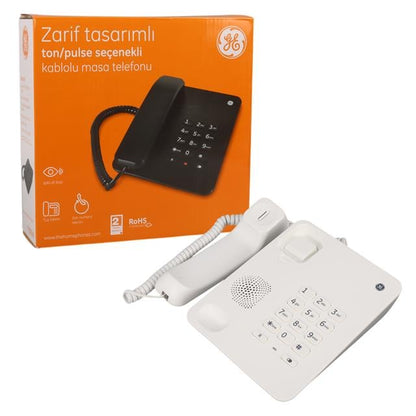 Ekransız Beyaz Masaüstü Telefon TK-30043