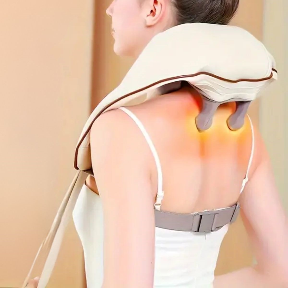 Elektrikli Boyun ve Sırt Masaj Aleti Kablosuz Boyun ve Omuz Yoğurma Masaj Yastığı