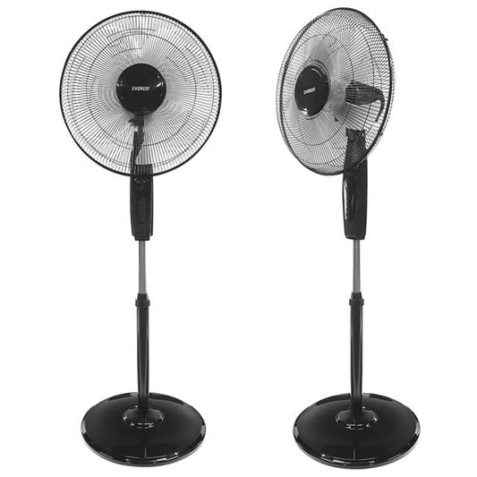 FAN11 Cool Air 16&amp;apos;&amp;apos; 45 Watt 5 Pervaneli 3 Kademe 1200RPM Zaman Ayarlı Vantilatör Siyah