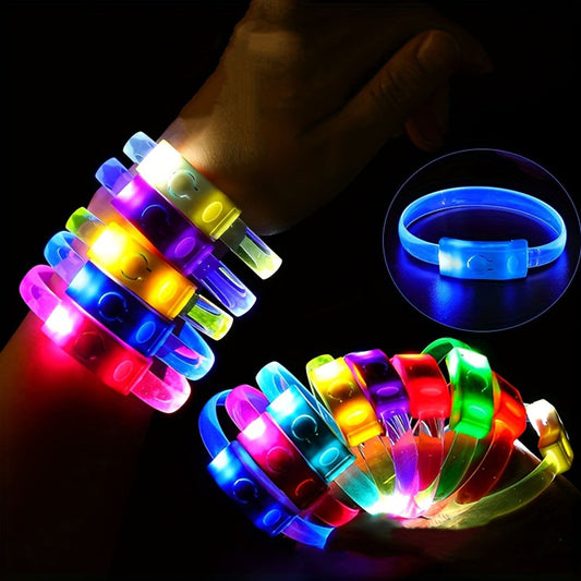 Festival &amp;amp;amp; Parti LED Bileklik Baskı Yapılabilir 3 Farklı Mod Işıklı 1 Adet