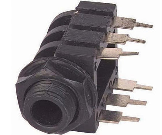 GİTAR JACK ŞASE YATIK 6.3 MM STEREO