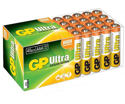 GP 24AU R03 ULTRA ALKALİN AAA İNCE KALEM 40 LI PAKET FİYAT