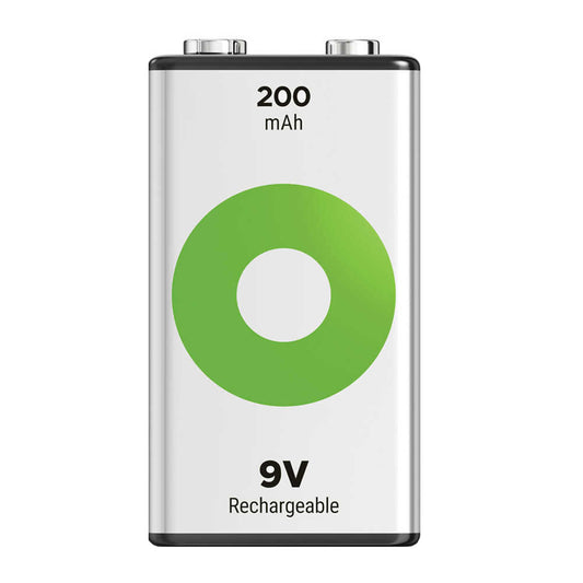 GP RECYKO 9 VOLT 200 MAH NI-MH ŞARJLI PİL GP20R8H-2E1-(GPRHV208R075)