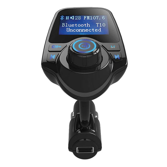HELLO T10 LED EKRANLI USB-AUX-SD-BLUETOOTH DESTEKLİ 2.1A FM TRANSMİTTER