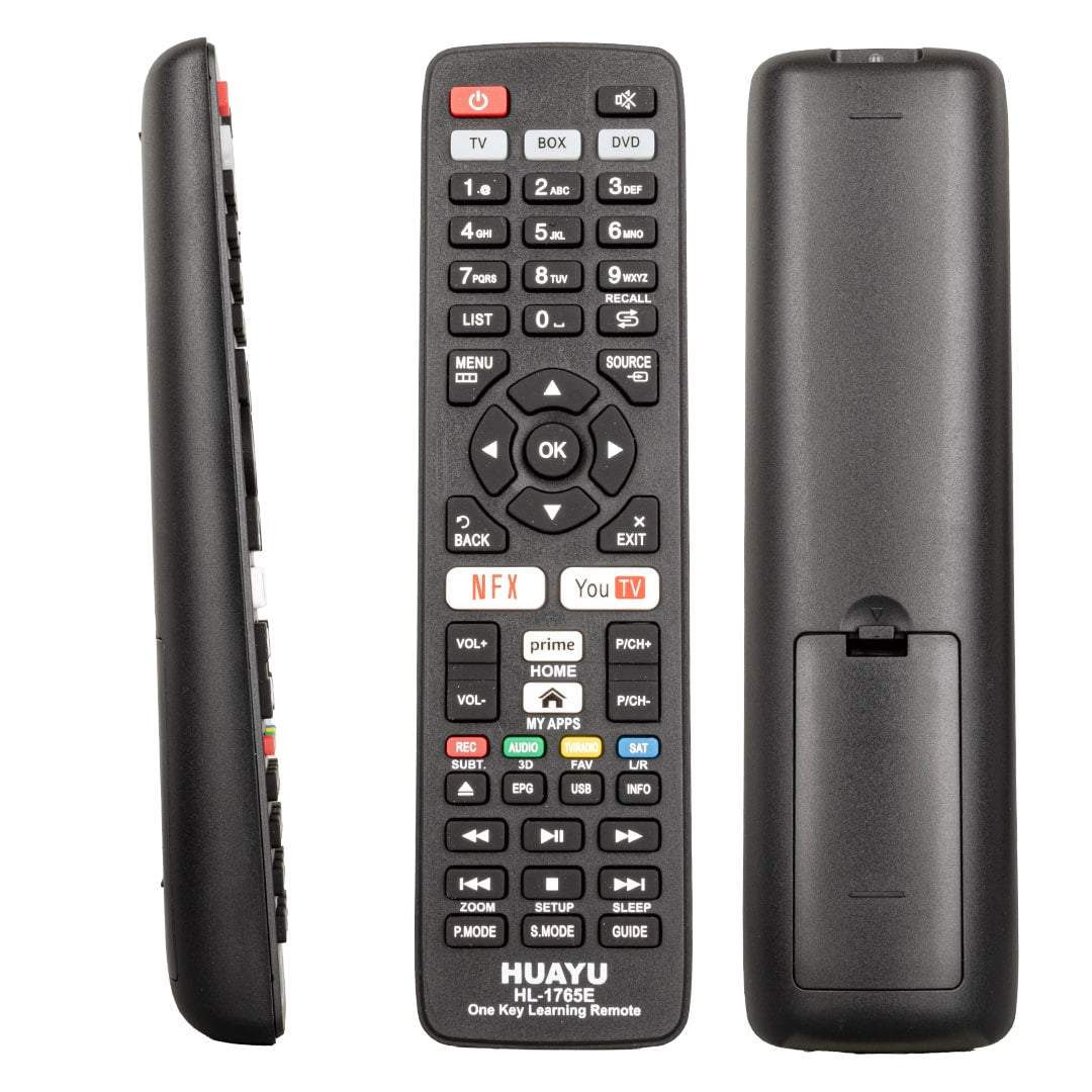 HUAYU HL-1765E PRIME VIDEO-YOUTUBE-NETFLIX TUŞLU TV/UYDU/DVD ÖĞRENEBİLEN AKILLI KUMANDA