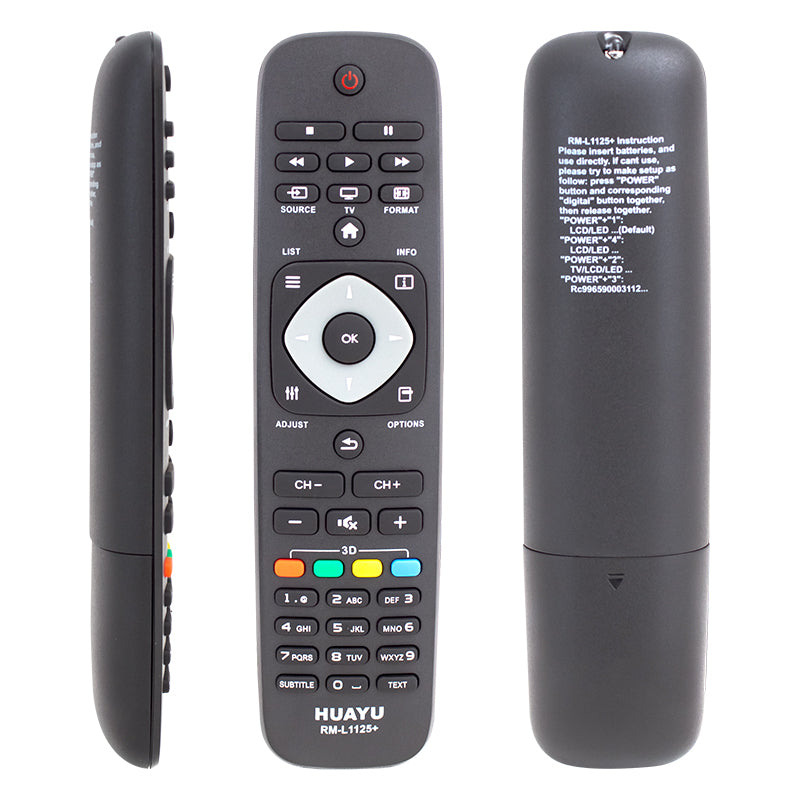 HUAYU KL RM-L1125+ 3D TUŞLU PHILIPS LCD-LED TV KUMANDA