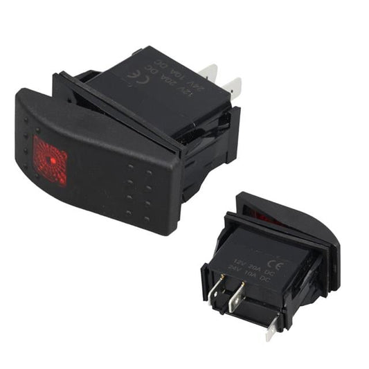Işıklı 3P ON-OFF 12-24V Marın Switch (IC-134M)