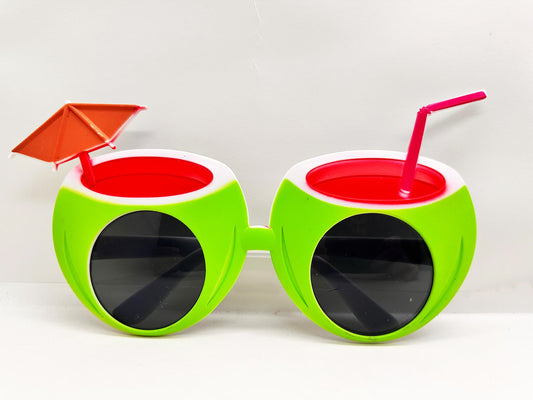 Karpuz Şekilli Tropikal Hawaii Yaza Merhaba Parti Gözlüğü