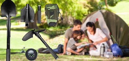 Katlanır Portatif Kazma Kürek Seti