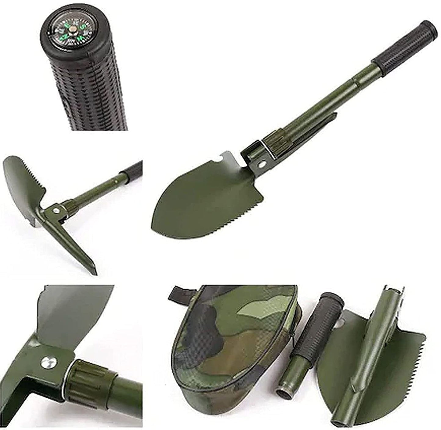 Katlanır Portatif Kazma Kürek Seti