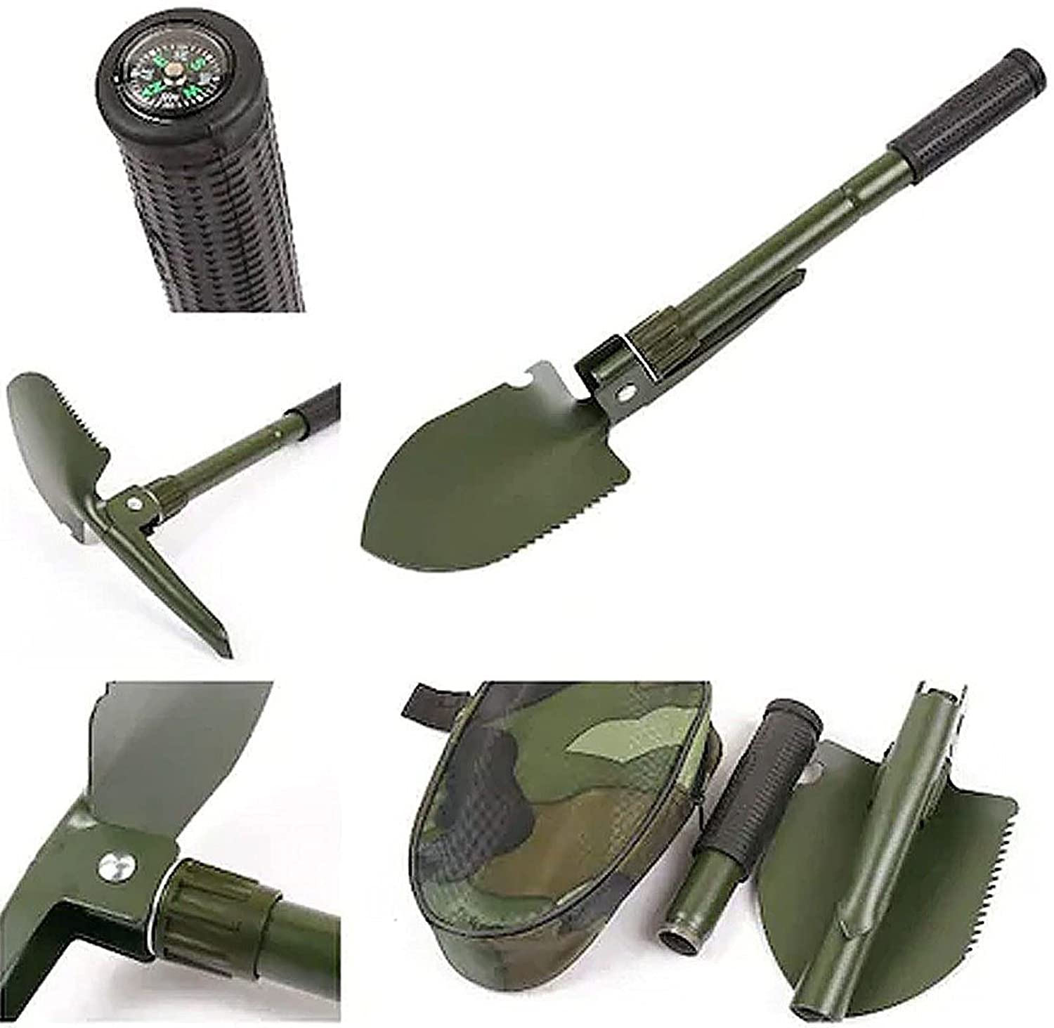 Katlanır Portatif Kazma Kürek Seti