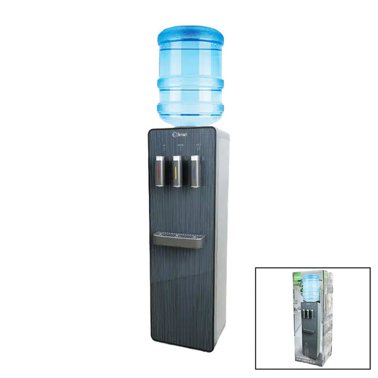 KİWİ KWP-8556 SU SEBİLİ SICAK - SOĞUK - ILIK PASLANMAZ ÇELİK SICAK SU DEPOSU=5LT/H - SOĞUK SU=1.5L/H - 28.8X30.5X93.5CM