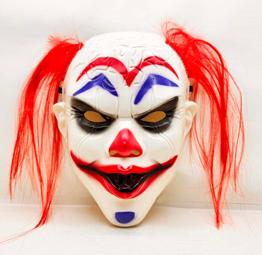 Kızıl Saçlı Joker Palyaço Maskesi