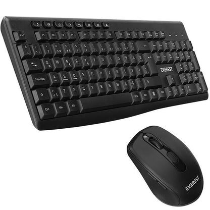 KM-719 Siyah 2in1 Kablosuz Q Multimedia Klavye + Mouse Set