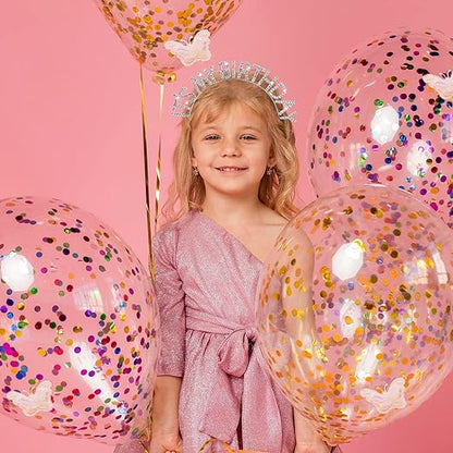 Kristal Taşlı Gümüş Renk İt&amp;apos;s My Birthday Yazılı Doğum Günü Parti Tacı 14x16 cm