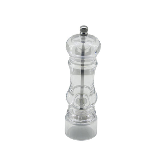 KÜÇÜK AKRİLİK ŞEFFAF MİKA KRİSTAL PLASTİK BAHARAT ÖĞÜTÜCÜ ÇAP: 5CM Y: 17.5CM