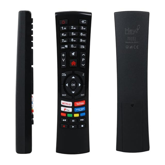 Küçük Kalıp Vestel 4391P Black Fplay Netflix - Youtube - Play Tuşlu Lcd Led TV Kumanda