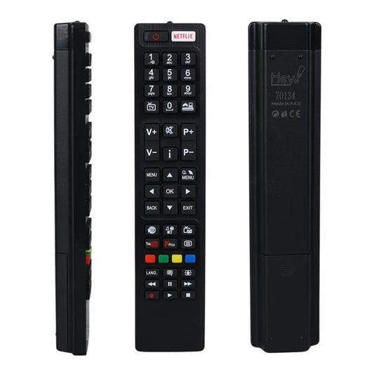 Küçük Kalıp Vestel Netflix - Youtube - Play Tuşlu Lcd Led TV Kumanda RC4848F RC5 30094759