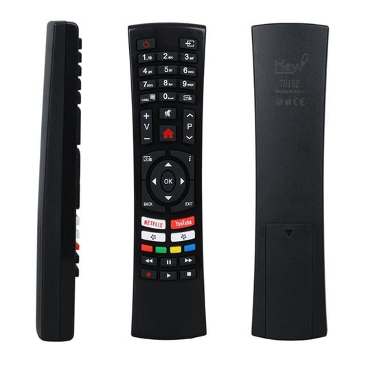 Küçük Kalıp Vestel Netflix Youtube Tuşlu Yazısız Lcd Led TV Kumanda (RC4390-30100824)
