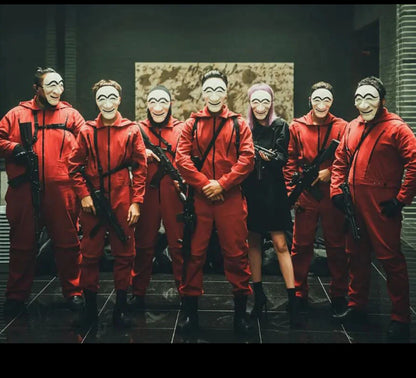 La Casa De Papel Kore Mask - Para Heist Maskesi - Dali Maskesi