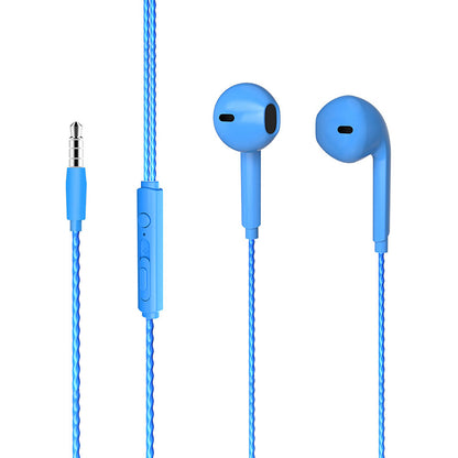 LECOO EH104BL 3.5MM JACKLI KABLOLU KULAK İÇİ MİKROFONLU MAVİ KULAKLIK