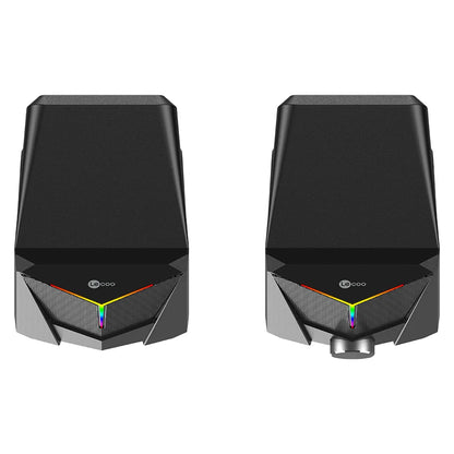 LENOVO LECOO DS104 6 VOLT 80 DB 1+1 KABLOLU IŞIKLI GAMING OYUNCU SPEAKER - HOPARLÖR