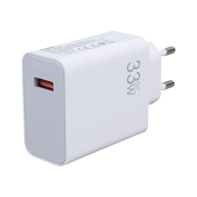 M11 Beyaz 33 Watt Turbo Usb Şarj Başlık Adaptörü + Type-C Kablo