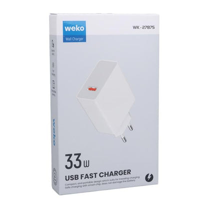 M11 Beyaz 33 Watt Turbo Usb Şarj Başlık Adaptörü