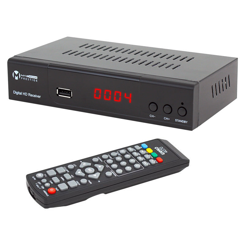 MAGBOX PRESTİGE DVB-T2/C FULL HD MİNİ KARASAL-UYDU ALICISI (HDMI+SCART) YOUTUBELU