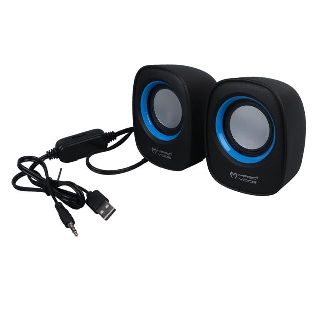 MAGICVOICE D-05A 1 + 1 USB MİNİ HOPARLÖR ( 5 WATT * 4 OHM )