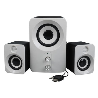 MAGICVOICE FT-10 2 + 1 USB MİNİ HOPARLÖR ( 3W+3W+3W*4 OHM )