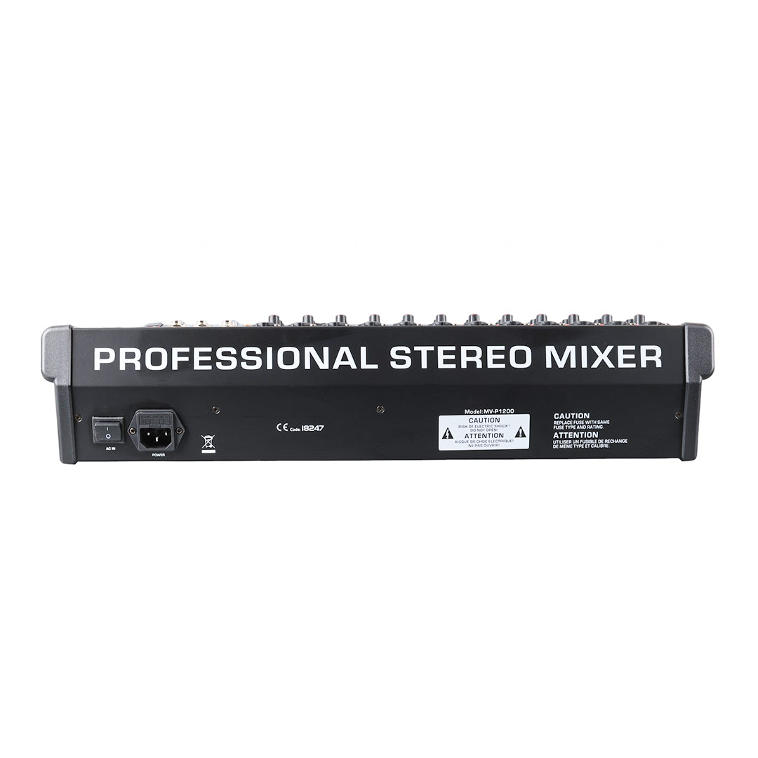 MAGICVOICE MV-P1200 12 CH-USB/BT DECK MİXER ANFİ