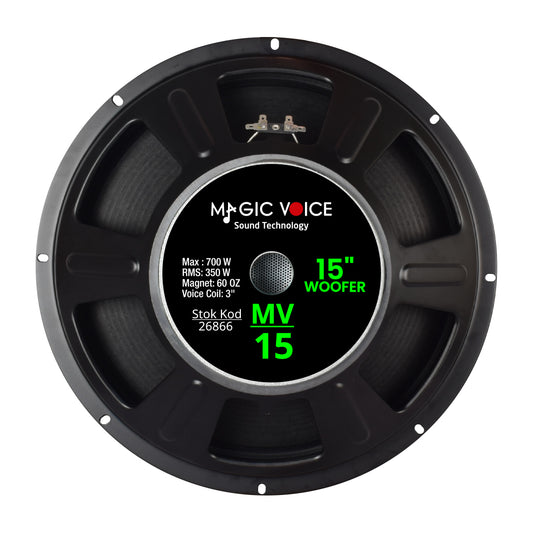 MAX 700W / RMS 350 WATT 15 38 CM WOOFER YEDEK HOPARLÖR