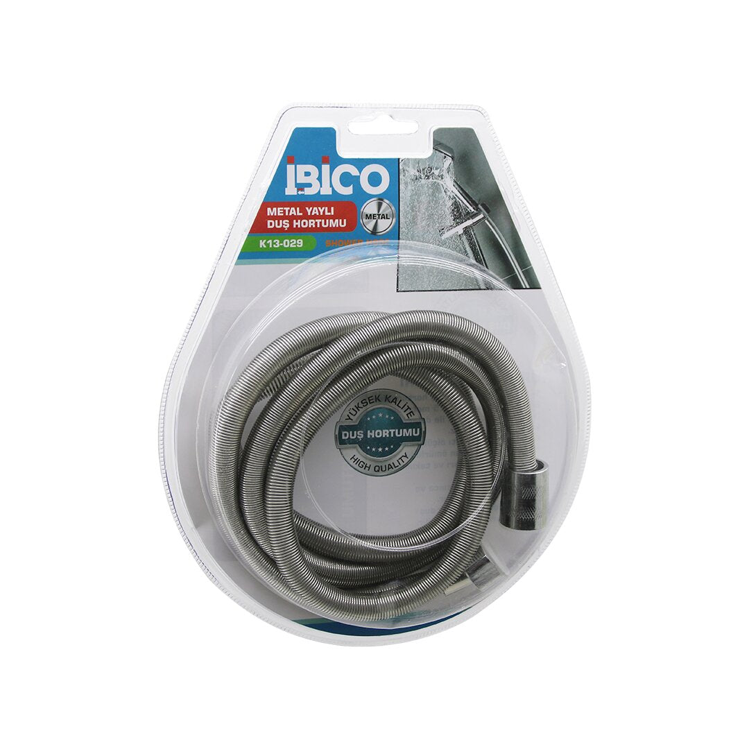 METAL YAYLI  DUŞ HORTUMU  150CM   VAKUMLU AMBALAJ   ANTİ TWİST=DOLANMAZ-KIVRILMAZ-KOPMAZ