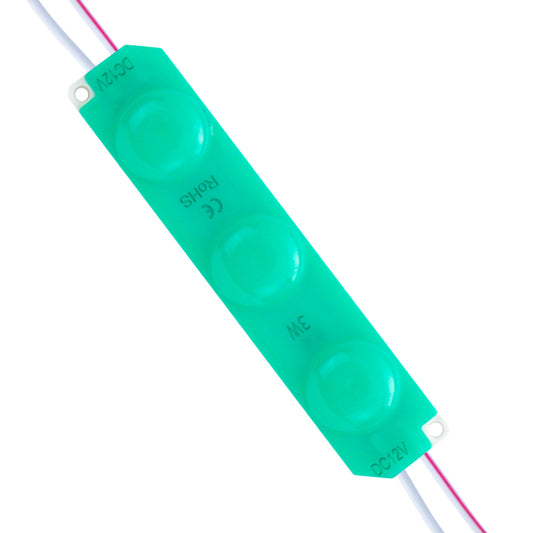MODÜL LED 12V 3W YEŞİL 2835 93 X 21MM IP65 220-240LM 180 DERECE