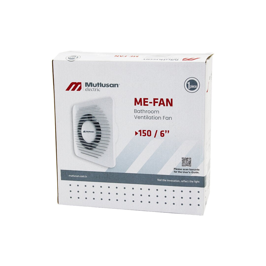 MUTLUSAN-001 211 000 150 00 00 ME-FAN 1506&amp;quot;BANYO TUVALET HAVALANDIRMA ASPİRATÖRÜ 20W 2800RPM 160M3/H