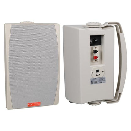 MV-03 16 CM 60 Watt Komütatörlü Hat Trafolu Beyaz Sütun Hoparlör (2&amp;apos;li Takım)