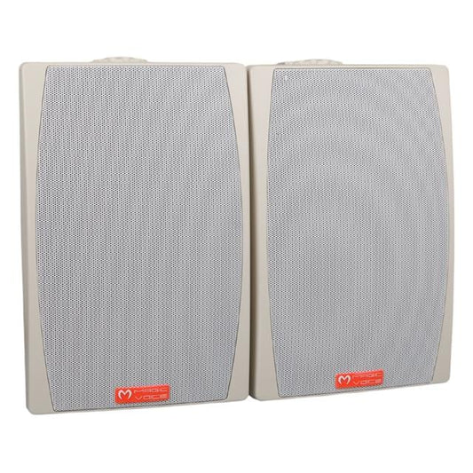 MV-03 16 CM 60 Watt Komütatörlü Hat Trafolu Beyaz Sütun Hoparlör (2&amp;apos;li Takım)