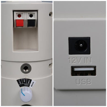 MV-16 7.5 CM 30 Watt Komütatörlü Hat Trafolu Beyaz Sütun Hoparlör (2&amp;apos;li Takım)