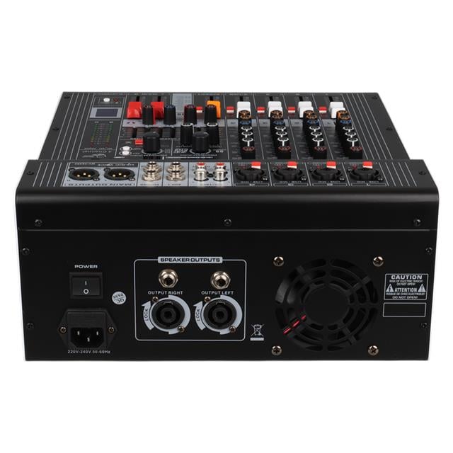 4 Kanal 2X350 Watt Usb/Sd/Bluetooth Power Mixer