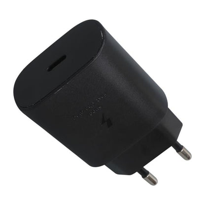 Note10 Siyah 25 Watt Şarj Başlık Adaptörü + Type-C To Type-C Kablo