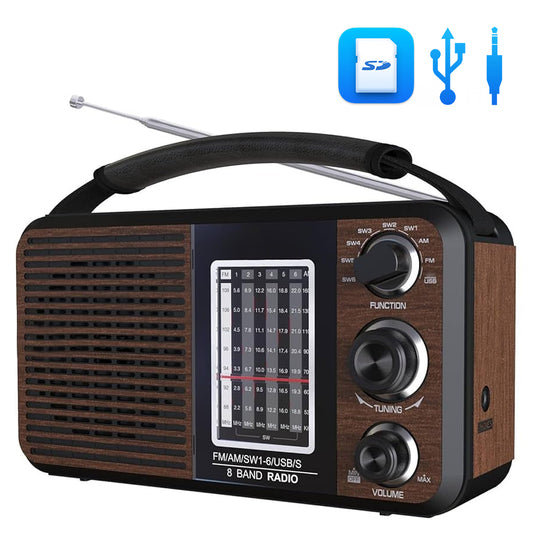 PORTATİF RADYO FM-USB-SD/MMC-AUX (88-108 FM FREKANS ARALIĞI)