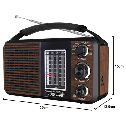 PORTATİF RADYO FM-USB-SD/MMC-AUX (88-108 FM FREKANS ARALIĞI)