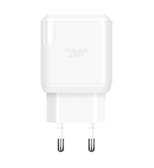 POWERWAY QCL30 HIZLI 3000 MA 18W LIGHTNING ŞARJ KAFA BAŞLIK ADAPTÖRÜ