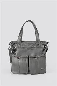 Opey Gri Cilt Omuz Çantası