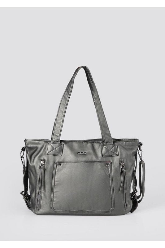 Lonti Platin Cilt Omuz Çantası