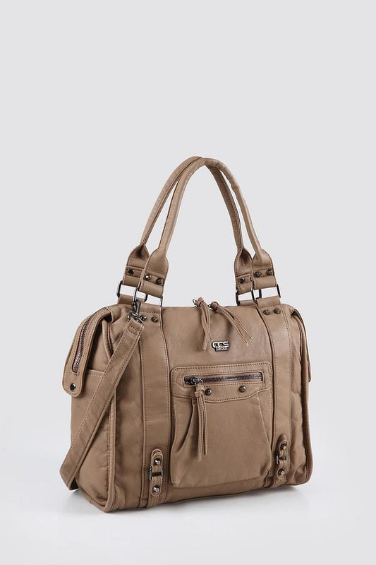 Abga Vizon Cilt Omuz Çantası