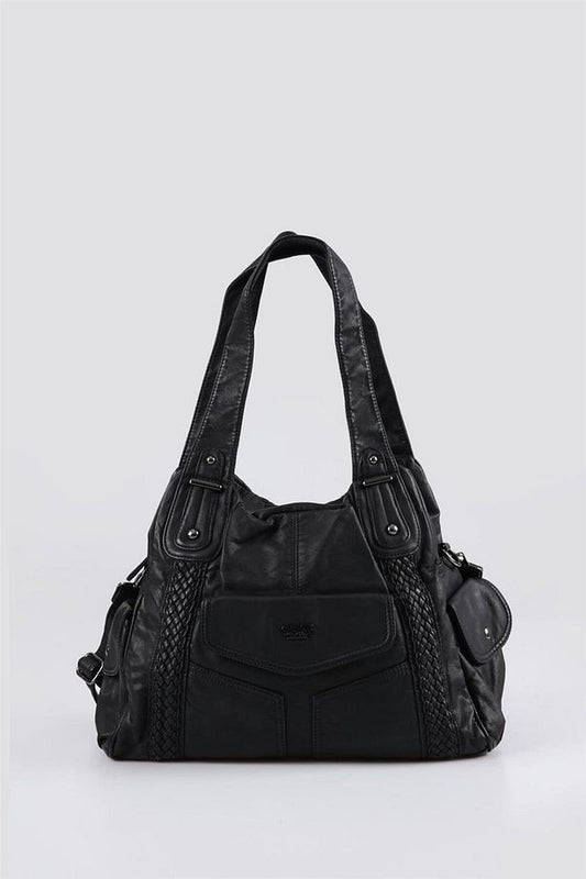 Batti Siyah Cilt Omuz Çantası