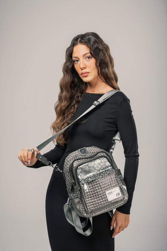 Tulip Gri Cilt Sırt Çantası